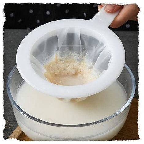 Setaccio a maglia fine, setaccio da cucina a maglia fine, filtro a rete con manico, 100/200/400 mesh, per filtrare succhi, latte, caffè (400 mesh). (1/4)