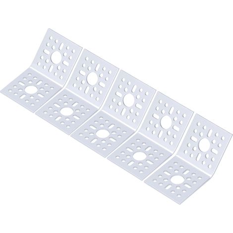 Cinq supports de montage pour servomoteurs avec supports à angle de 45 degrés et connecteurs à plaque unique en alliage d'aluminium. (1/5)