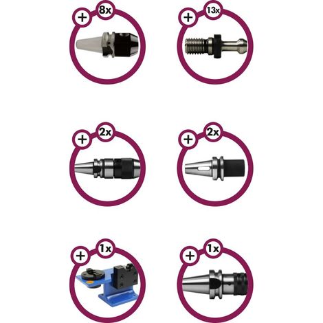 Pack de 24 porte-outils BT30 version Weldon. MW-Tech BT30W PACK