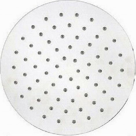 Trade Shop - Ducha Redonda 20cm Boquillas Agujeros Mezclador Baño 69119 Moderno - (1/2)