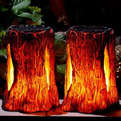 Lampes d'extérieur solaires, torches à flamme vacillante, effet souche-AquaForge