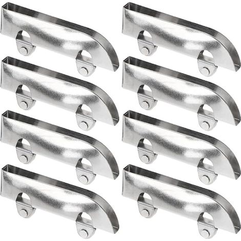 8 Poulies De Porte Coulissante En Acier Inoxydable Roulettes Pour Armoires Et Vitrines SystèMe De Guidage Silencieux Et Durable Installation Facile Pour Meubles Et Placards (1/5)