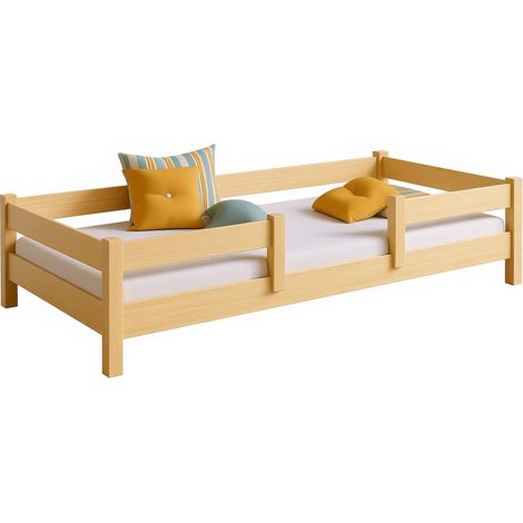 Lit enfant Lofto 70x140 avec barreaux - bois écologique