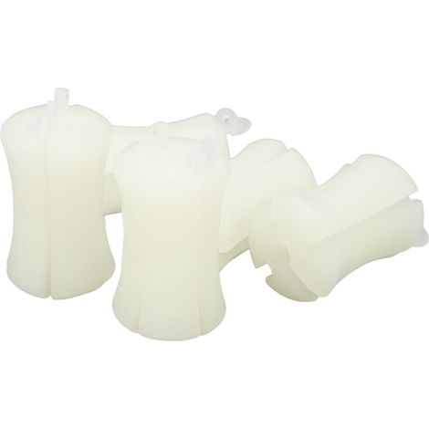 Lot de fixations pour canne à pêche portable avec boule de fixation, en silicone, réutilisables, pour canne à pêche et équipement nautique, couleur vive (1/5)