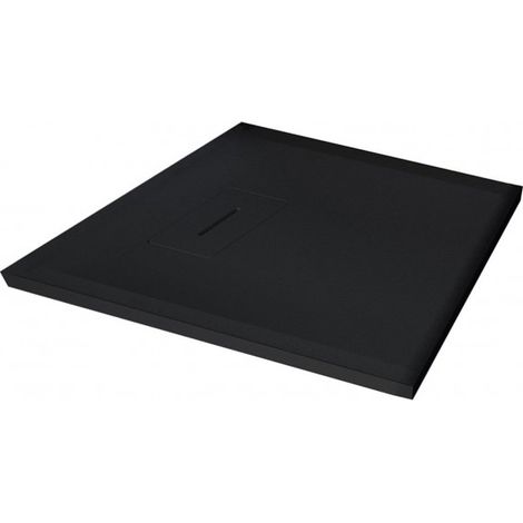 Receveur de douche recoupable NOVELLINI NOVOSOLID noir 90x90 cm (1/5)