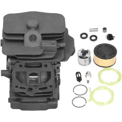 44mm piston-cylinder kit including air filter gasket, etc., for Stihl MS251 chainsaws. (1/5)