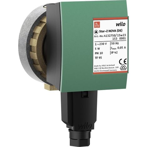 Bomba de alta eficiencia Star-Z NOVA, Rp 1/2 pulgada, 84 mm WILO
