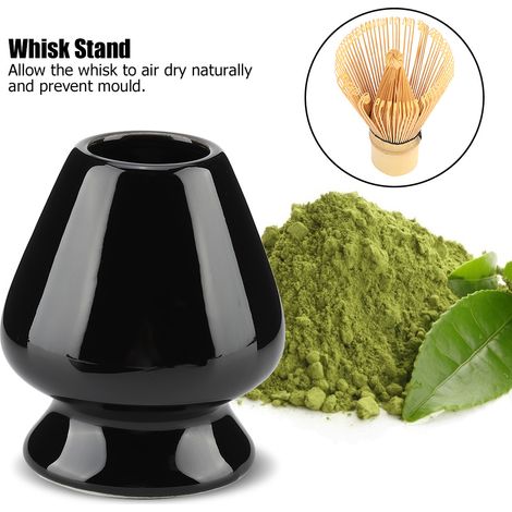 Keramikständer für Matcha-Besen (1 Stück), passend für Bambus-Teedosen. Zubehör für die Teezubereitung. (1/5)