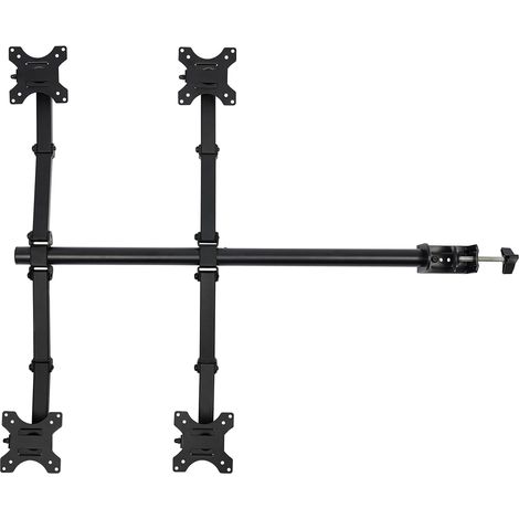 Support multi-écrans pour PC gaming, Support pour écran, support vertical pour ordinateur de bureau, quadruple écran, Taille d'écran applicable : 25.4-68.58cm/10-27in (1/5)