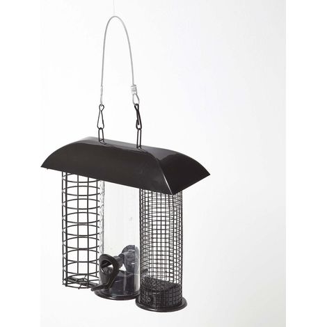 HOMESCAPES 3-in-1 Vogelfutter-Station