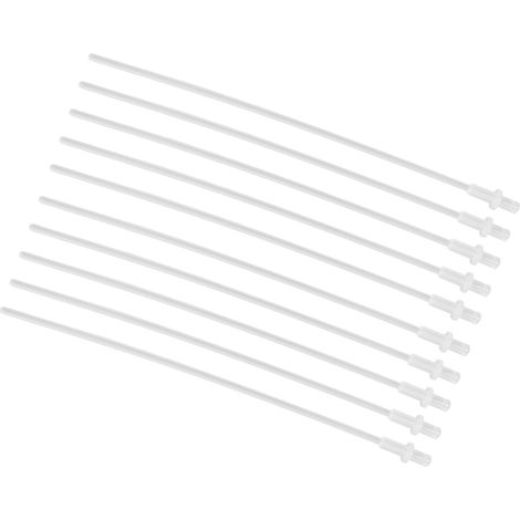 50 tubes d'insémination artificielle transparents jetables de 25 cm (10 pouces) pour chiens et moutons (1/5)