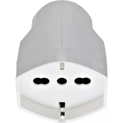 2P+E 16A Universelle Axialsteckdose Weiß VIMAR 00225.B (1/2)