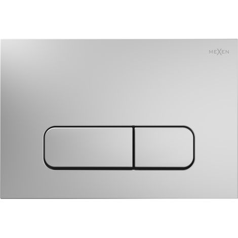 Bouton de chasse d'eau pneumatique Mexen Fenix Air 02, chrome mat - 6A0202 (1/4)