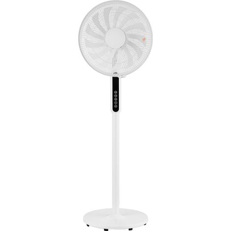 Ventilador de pie Torbellino motor AC 60W blanco (1/3)