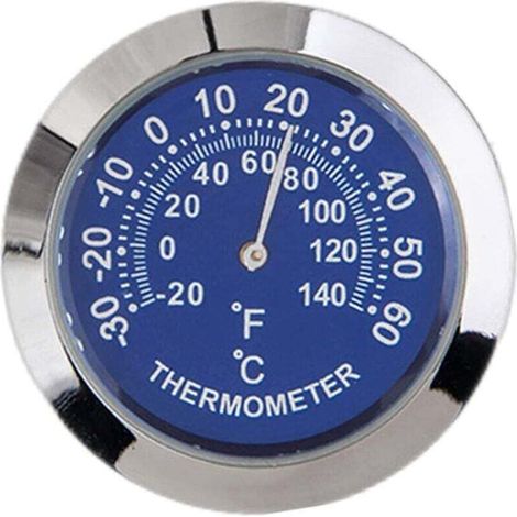 [NEVER USED] Car Auto Vehicle Thermometer/Hygrometer Clock Mini Small Classic Dashboard Thermometer Car Cool Decoration Metal Alloy