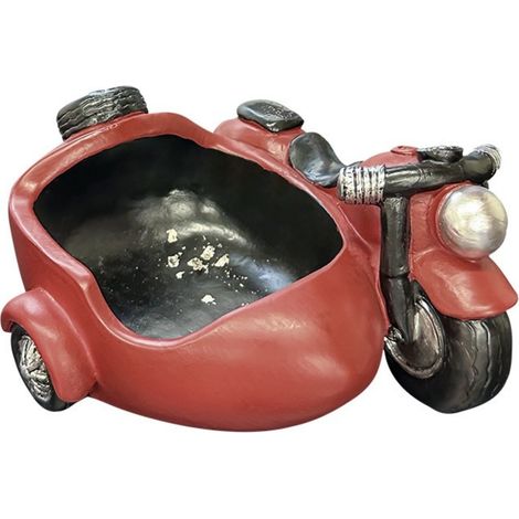 Luxe Résine Cendrier de la Moto, Ashtrays rétro de la Mode Anti-Vols, Creative Home Salon Bac de cendrier for Cigarette Décoration extérieure (1/5)