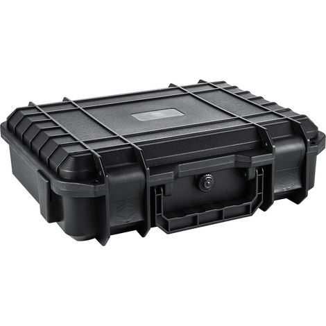 YORKING Tragbare Kameratasche, wasserdicht, kompakte Tragetasche mit Schaumstoff-Aufbewahrungsschloss, schwarz, M, Flugtasche (1/5)