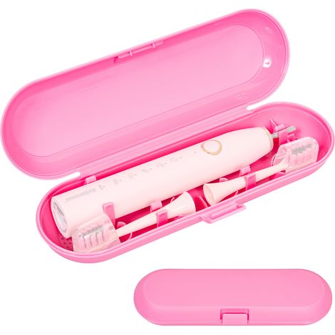 Estuche rosa para cepillo de dientes Heckermann