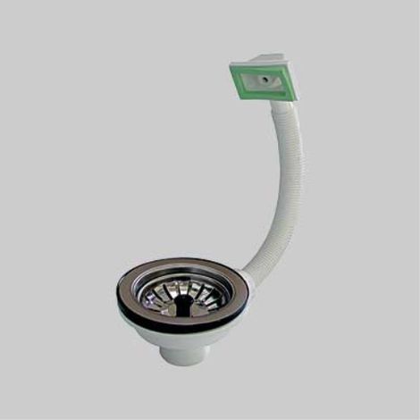Pilettone per lavello inox ctp ø 90 mm - att. 1"1/2 MARY PLAST