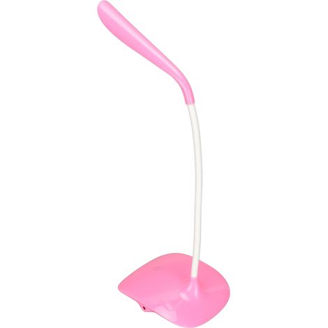 Lampe de bureau LED élégante, lampe d'étude tactile anti-lumière bleue, lampe orientable 360°, rechargeable par USB (avec batterie intégrée). (1/5)