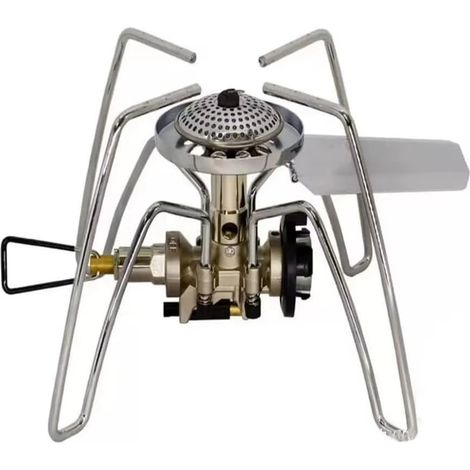 Réchaud à Gaz de Camping Ultraléger D'Extérieur Spider Split Gas Burner Cuisinière à Gaz à Brûleur Cassette Monobloc (1/5)