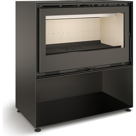 TJ - Poêle à Bois avec Porte-Bûches Modèle JUCAR 4970 de 6,4 kW (1/4)