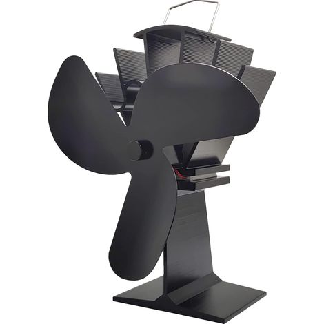 Ventilateur de poêle à bois à 3 pales – Ventilateur de poêle à bois – Ventilateur de poêle à granulés pour poêle à bois/cheminée (1/4)