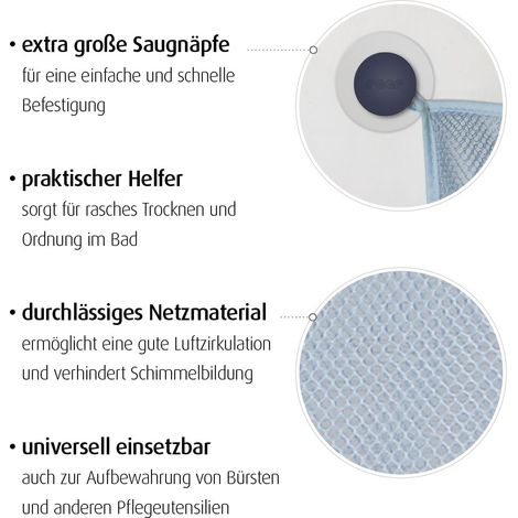 Reer Badespielzeug-Netz 43 x 36 cm Aufbewahrungsnetz (1/4)