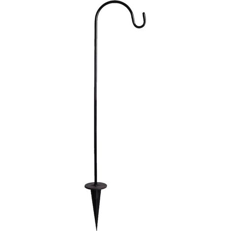 Shepherds Crook, Support de Piquet pour Paniers de Plantes en Métal pour Lanternes de Paniers de Plantes D\\'extérieur (1/5)