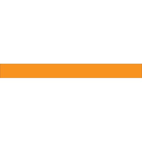 Lot 2 bandes 100mm x 1m - Lignes Pleines Orange - 4641676