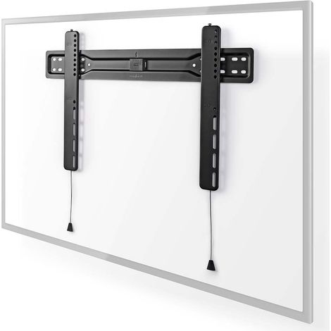 Support TV Mural Fixe - 37-70" - Poids d'écran Maximal Pris en Charge: 35 kg - Distance Minimale du Mur: 18 mm - Acier - Noir (1/5)