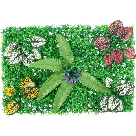 Clôture à plantes artificielles 6 pcs vert 40x60 cm (1/5)