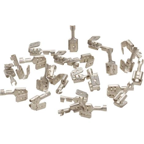LAPP 63501140 Presa piatta Larghezza spina: 6.3 mm Spessore spina: 0.8 mm 180 ° Non isolato 100 pz. (1/2)