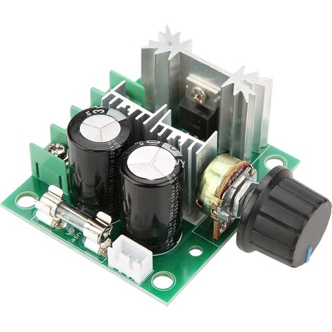 12V-40V 10A PWM DC Motor Governor Stepless Variable Speed Switch Module