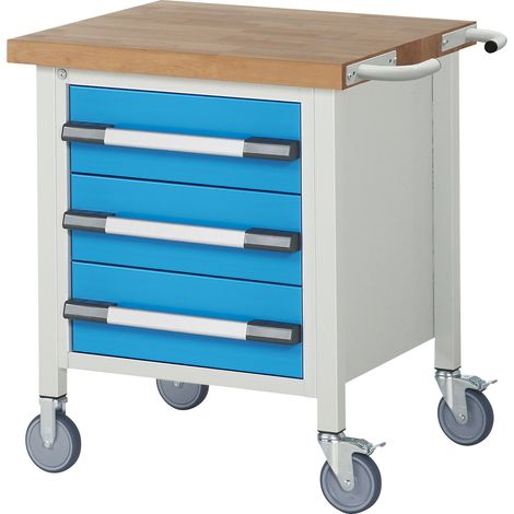 eurokraft pro, Établi mobile série 8000, sur piétement, 3 (1/2)