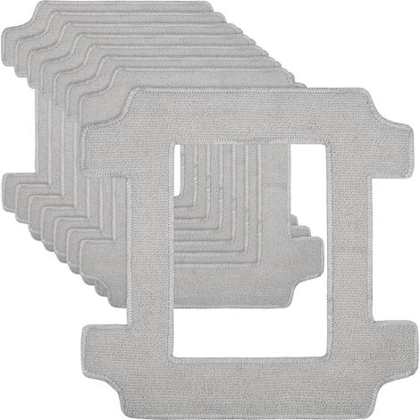 Lot de 32 Lavettes Microfibre 26 x 26 cm pour Ecovacs Winbot W2 W1 Pro Omni, Robot Laveur Vitres, Rechange,... (1/5)