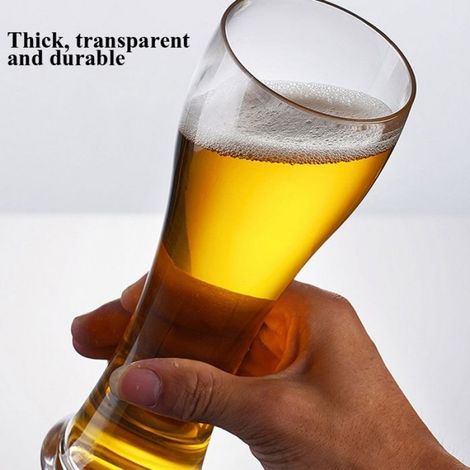Verre acrylique - - 550ml - No. 6 - Robuste et durable - Transparence élevée - Confortable à tenir - Bord lisse (1/5)