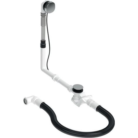Duravit Happy D.2 Ab- und Überlaufgarnitur, chrom, (1/5)
