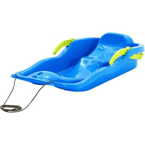 Luge avec freins, bleue, 87 x 40 x 18 cm, polypropylène (1/5)