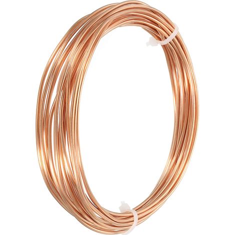 1mm x 2mm Long 6.0 M Réfrigérateur Cuivre Tuyau Flexible Tubulure pour Compression, Air Conditionneur Air Assist (1/5)