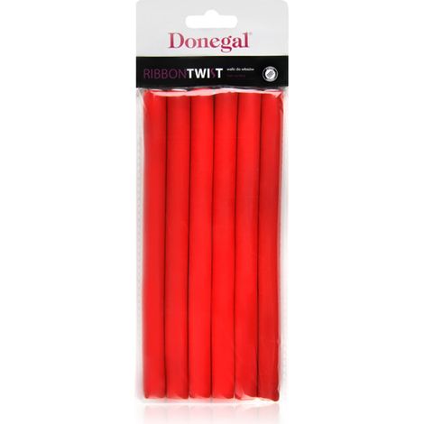 Rulos para el cabello Donegal Ribbon Twist de 1,3 cm/18 cm, 6 unidades