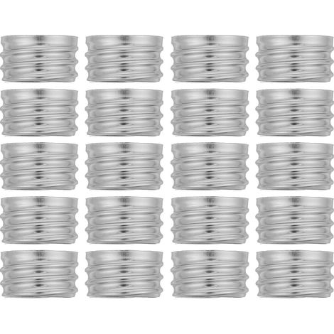 20 Pièces Convertisseur de Douille E40 vers E27, Anneau Argenté Installation Rapide, Usage Polyvalent, Format 4, 00x4, 00x2, 30cm, pour Chambres et Salons (1/5)
