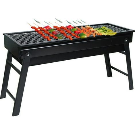 Outdoor charcoal portable pull-out BBQ home grill (1 piece) (1/5)