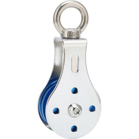 Poulie simple de levage, coulissement silencieux et fluide, structure robuste antirouille, équipement de fitness. (1/5)