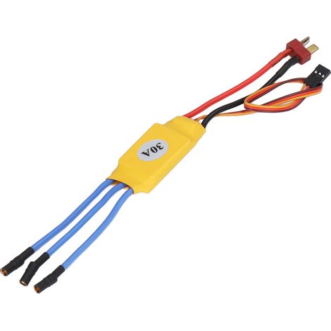 Contrôleur de vitesse ESC 30A sans balais, haute vitesse, protections multiples, adaptation automatique des gaz, moteur brushless (1/5)