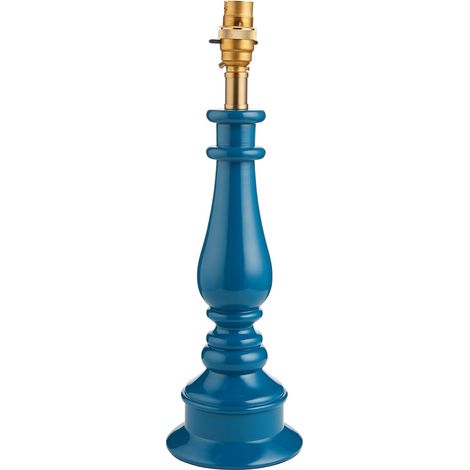 Base lampada da tavolo resina blu Myrtle Endon B22 (1/5)