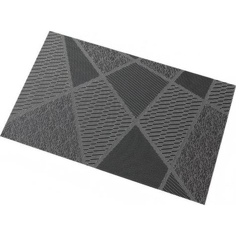 Elegante Platzsets 45 x 30 cm - 6-teiliges Set - Waschbar, hitzebeständig, rutschfest, fleckenabweisend - Geeignet für Küchen- und Esstischsets. (1/5)