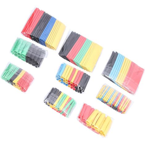 328 pieces industrial Compact colors pieces shrink tubing cable sizes