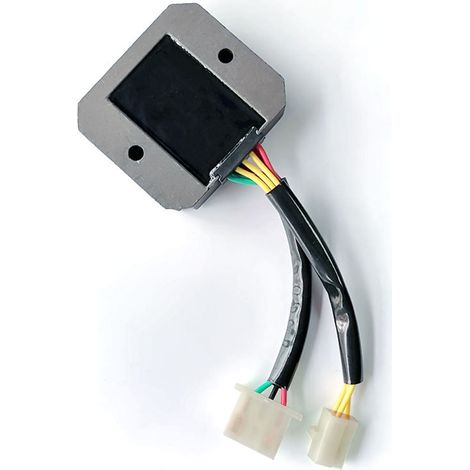 MC08 eight-wire voltage regulator for motorcycles CH-250, VT250Z, VT250FC and VT250FE. (1/4)