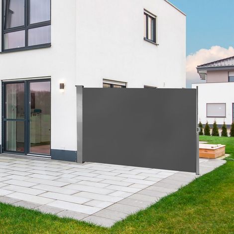 Seitenwandmarkise Seitenmarkise Sichtschutz Windschutz 160 x 300 cm Anthrazit (1/5)